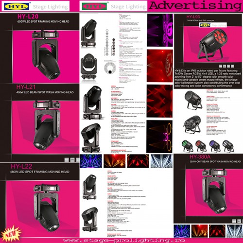 Advertising HYL Stage Lighting Advertising HYL Stage Lighting